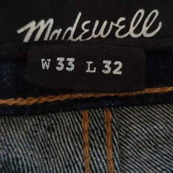 Madewell Men’s Straight Leg Jeans, Size 33x32 - Picture 5 of 10